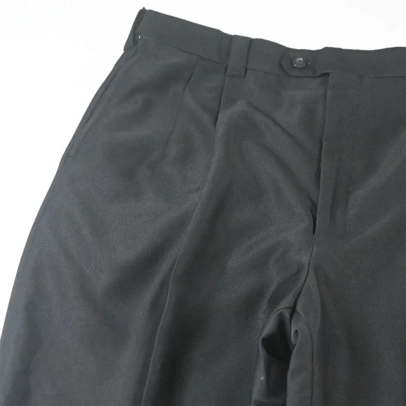 EJ Samuel 42L 32x30 Black 3 Piece Vest Mens Jacket Pants Suit